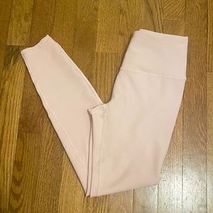 Light Pink Leggings, Full Length, Small